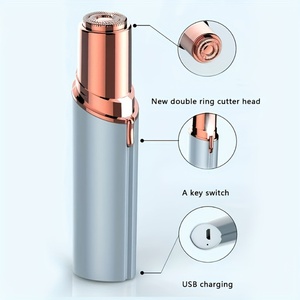 Épilateur facial électrique indolore pour femmes, pour le visage, les lèvres et le menton, rechargeable par USB et avec lumière LED - Product Image 5