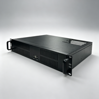 Boîtier de serveur 2U durable, bonne dissipation thermique, armoire PC industrielle