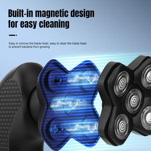 Écran LCD vente en gros 2000mAh/600mAh <span class=keywords><strong>tondeuse</strong></span> à cheveux corporelle IPX7 étanche 7000 tr/min <span class=keywords><strong>tondeuse</strong></span> à cheveux pour hommes toilettage et <span class=keywords><strong>coiffure</strong></span> de barbe - Product Image 4