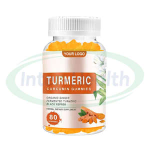 Gummies véganes OEM à la curcumine, au gingembre et au curcuma pour la santé des articulations, suppléments vitaminiques, gummies au curcuma - Product Image 4
