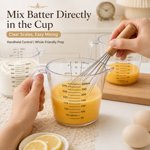 Tasse à mesurer haute capacité de qualité alimentaire pour liquides et ingrédients en poudre, idéale pour la cuisine - Product Image 5