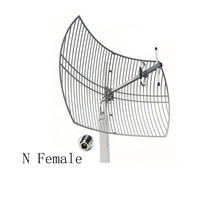 700-3700MHz 4G 24dBi antenne parabolique de grille extérieure à Gain élevé Station de base antenne de grille MIMO pour antenne de booster de signal 4g Lte