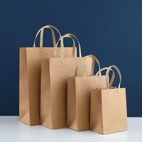 Bolsa de Papel Kraft Marrón para Regalo, Material de Papel Kraft, Bolsa de Compras, Bolsa de Regalo para Tienda, Bolsa de Papel Grande para Ropa, para Empacar Pantalones