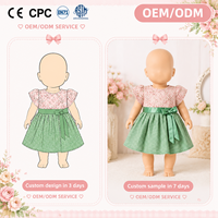 Vêtements de poupée personnalisés 1/3 en gros OEM/ODM pour tenues de poupées BJD en coton