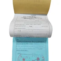 Papier autocollant sans carbone NCR de haute qualité pour tickets de contravention de circulation et avertissements de stationnement illégal destinés aux forces de l'application de la loi sur la circulation