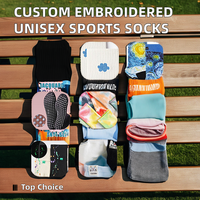 Chaussettes de cheville unisexes en coton de compression personnalisées avec logo Crew pour hommes, athlétisme, course à pied, tennis, concepteur OEM, 50 paires antibactériennes