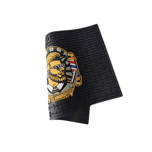 L'homme aux lunettes jaunes tapis de barbier outils de coiffure tête d'huile tondeuses électriques anti-dérapant outil de coupe de cheveux tapis de rangement - Product Image 6