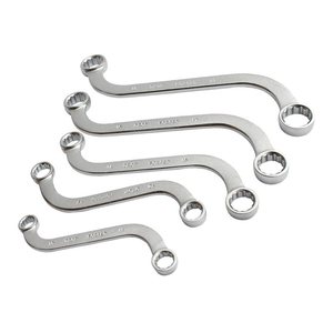 Juego de Herramientas de Reparación Automotriz de Grado Industrial de 5 Piezas, Llave de Anillo en Forma de U y S, Llave Hexagonal Métrica, Personalizable OEM para Reparación de Máquinas - Product Image 2