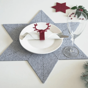 Großhandel Weihnachten Servietten ringe mit Filz Design Tisch dekoration für Weihnachts geschenke - Product Image 6