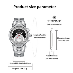 Reloj <span class=keywords><strong>de</strong></span> Cuarzo PIN TIME Y2K Alien Original Wind Judge, Reloj Retro para Hombre, Marca <span class=keywords><strong>de</strong></span> Moda, Diseño <span class=keywords><strong>de</strong></span> Nicho Avanzado - Product Image 4