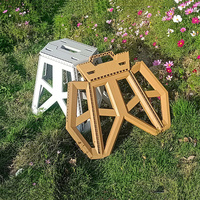 Tabouret pliable en plastique, Durable, pour pique-nique, offre spéciale, produits d'extérieur, Style japonais, nouveau Design
