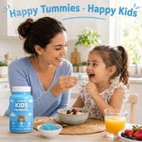 Cápsulas de Gel Suave de DHA Omega 3 para Niños, Aceite de Pescado y Algas, Logotipo Personalizado, Sin Azúcar, Vegano, Marca Privada, Para el Cerebro y la Vista, Venta al Por Mayor