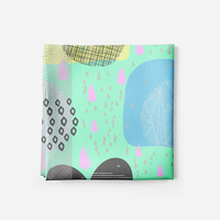 Écharpe à imprimé floral numérique personnalisée avec logo, châle de mode pour femmes 100% polyester, vente en gros