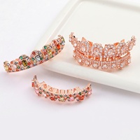 Grillz CZ colorés style Hip Hop Rap, bijoux dentaires, accessoires de mode statement Iced Street Punk pour hommes et femmes, vente en gros