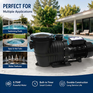 Pompe de piscine auto-amorçante JADE J07501TMR 1HP avec minuterie, 230V 60Hz, certifiée CE, ultra silencieuse, IP54, pour piscine hors sol, piscine enterrée, <span class=keywords><strong>spa</strong></span> - Product Image 6