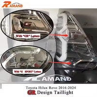 Feu arrière GR de nouvelle conception d'usine pour Hilux 2016-2024 feu arrière LED complet modifié pour accessoires de feu arrière Hilux Pickup