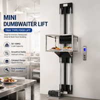 Mini CLift Hydraulischer Elektro-Foodlift mit Fernbedienung, 3m Hubhöhe, Plattformtyp für Küche, Restaurant, Hotel, Vertikale Nutzung