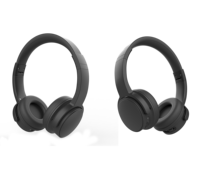 Casque sans fil portable avec logo personnalisé, sur les oreilles, avec micro, son stéréo, 30 heures d'autonomie, haut-parleurs de 40 mm, charge de type C pour les voyages
