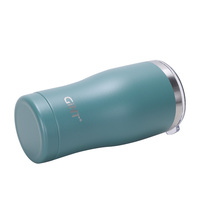 Tasses à café isolées sous vide en acier inoxydable 20oz refroidisseur à boire tasses à double paroi avec couvercles