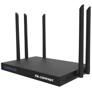 QCA Router Nirkabel Akses Wifi, Chip 2.4G 1750Mbps 11AC Band Ganda Grosir Router 4G Nirkabel untuk Cakupan WiFi