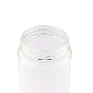 Thể thao 20oz kín cao cấp rộng miệng Glass Shaker chai với leakproof thép không gỉ nắp BPA miễn phí cho bổ sung