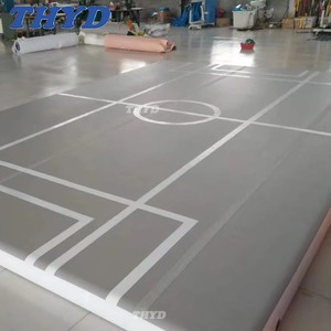 Tapis de gymnastique gonflables AirTracks en PVC personnalisés de 4 m, matériau DWF, sol <span class=keywords><strong>gonflable</strong></span>, tapis de gymnastique rythmique pour la gymnastique - Product Image 3