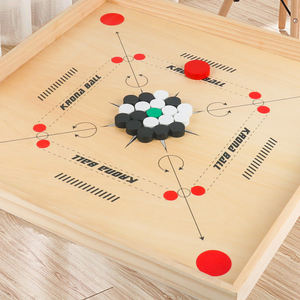 Classic <strong>Wooden</strong> <strong>Carrom</strong> <strong>Board</strong> with Coin Striker Kindergarten Parent-Child Interactive Chess Game Full <strong>Wooden</strong> Toy for Kids - Product Image 5
