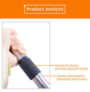 Perche <span class=keywords><strong>télescopique</strong></span> en aluminium multifonctionnelle de 0,8 m, couleur personnalisable, durable, réglable, outil de nettoyage pour <span class=keywords><strong>rouleau</strong></span> à <span class=keywords><strong>peinture</strong></span> - Product Image 3