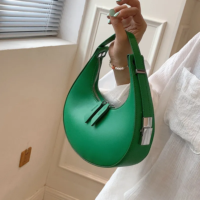 BB433 vendite calde borse Hobo progettate nuovissime borse a mezzaluna di lusso in Pu di alta qualità