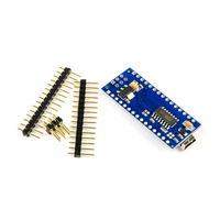 Placa RoboWiz Nano V3.0 CH340/ATmega + 328P sin cable USB Compatible con Arduino IDE