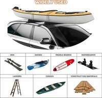 Support de toit universel pour kayak, planche de surf, canoë, antidérapant et robuste