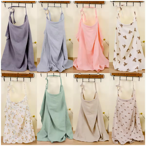 Housse <span class=keywords><strong>d</strong></span>'<span class=keywords><strong>allaitement</strong></span> en mousseline pour bébé Housse <span class=keywords><strong>d</strong></span>'<span class=keywords><strong>allaitement</strong></span> en coton respirant <span class=keywords><strong>avec</strong></span> <span class=keywords><strong>cerceau</strong></span> rigide pour mère <span class=keywords><strong>Tablier</strong></span> <span class=keywords><strong>d</strong></span>'<span class=keywords><strong>allaitement</strong></span> - Product Image 2