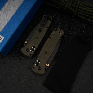 Navaja Plegable BUGOUT535 con Hoja S30V, Bloqueo de Seguridad, Mango de Fibra de Vidrio y Nylon Antideslizante, para Uso Diario, Camping, Bricolaje, Compatible con OEM - Product Image 3
