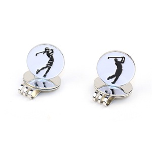 Ready to Deliver Premium Zinc Alloy Magnetic Cap Pins Hat Clip for Baseball Caps and <b>Golf</b> Visors - Product Image 3