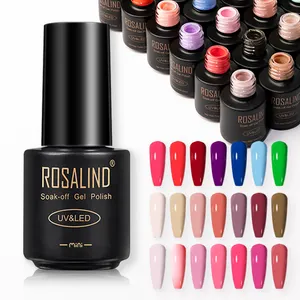 Rosalind esmalte colorido por atacado, esmalte em gel semipermanente uv com led para mergulhar, para salão de beleza e unhas