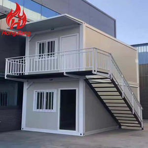 Pabrik Cina kustom mewah Prefab Modern Qatar paket rata Villa 2 3 4 kamar tidur rumah wadah baja 20 kaki 40 kaki ukuran Villa - Product Image 3