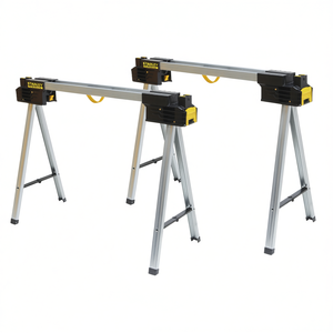 Stanley Fatmax Metal Sawhorses 48 In Adjustable <b>Work</b> Support <b>Stand</b> - Product Image 2