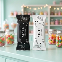 Sachets d'emballage en plastique personnalisés pour petites entreprises, imprimés, faits à la main, pour bonbons, gommes, chocolat, sachets mats en aluminium, pochettes