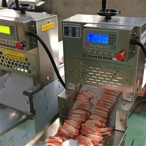 Machine à trancher automatique professionnelle pour rouleaux de viande congelée pour les boucheries, les usines alimentaires avec une coupe de précision et une conception durable - Product Image 6