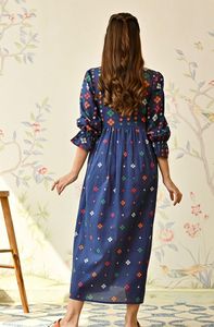 India Women <b>Party</b> Wear Kurtis Gown with Wholesale Price Handmade Printed Gown for <b>Christmas</b> Day Gift - Product Image 6