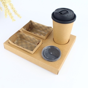 100% tasses à café compostables jetables 8oz 10oz 12oz récipient en papier à boire chaud avec couvercle pour thé chaud et froid - Product Image 3