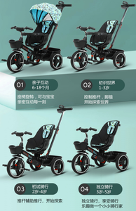 <span class=keywords><strong>Triciclo</strong></span> Metálico para Niños TC de 0 a 5 Años, Diseño Seguro, Reclinación Bidireccional, Rotación de <span class=keywords><strong>Asiento</strong></span> de 360°, Bandeja Desmontable - Product Image 5