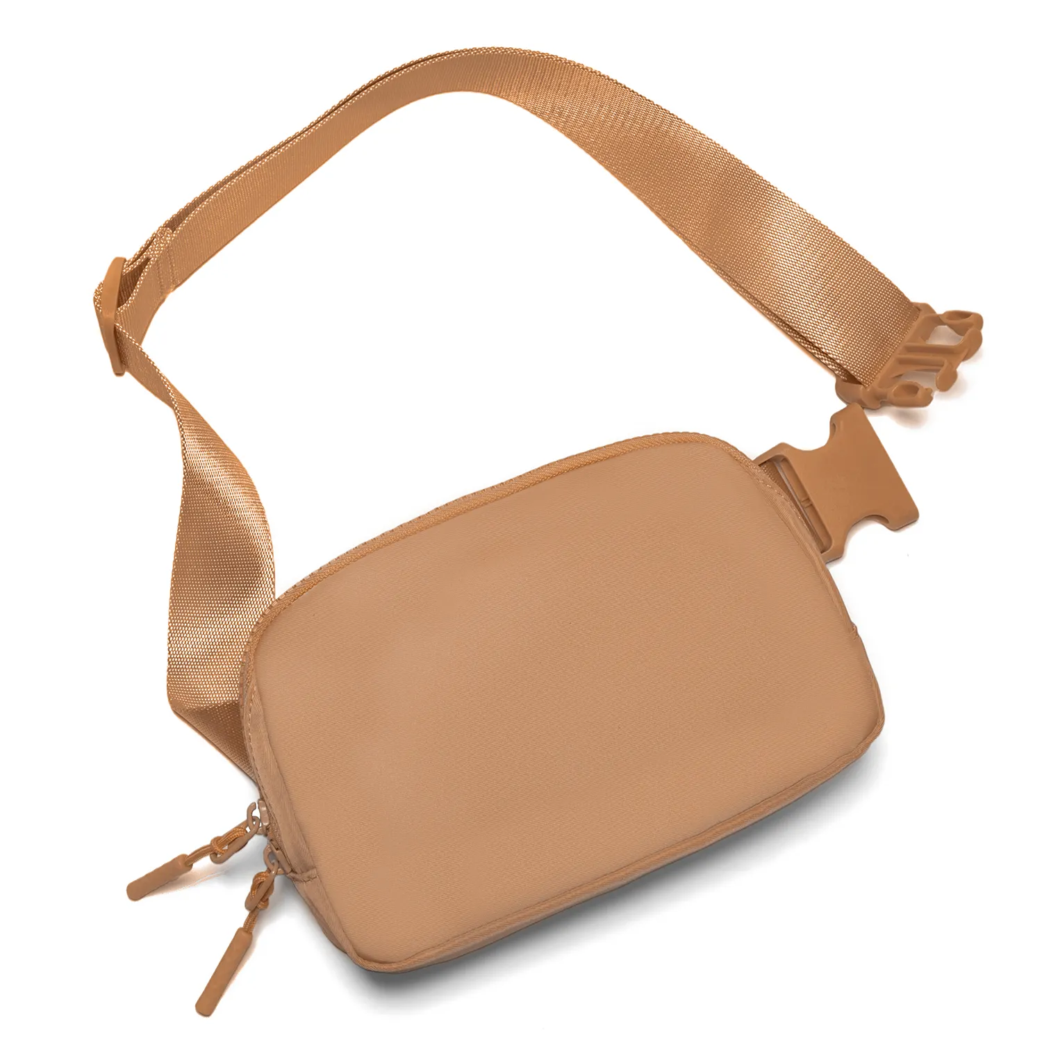 Custom brown sublimation fanny pack bolso de cintura waist bum vogue fashion belt with pocket pouch sac banane sport waist bags