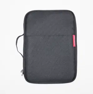 बहु-कार्यात्मक A4 दस्तावेज़ बैग पोर्टफोलियो आयोजक निविड़ अंधकार यात्रा तकनीक पाउच Zippered मामले
