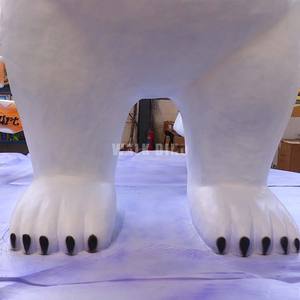 Urso Branco Animatrônico Personalizável Feito à Mão H=5m |   Tema Gelo e Neve para Uso Interno/Externo em Parques Temáticos e Shoppings - Product Image 5