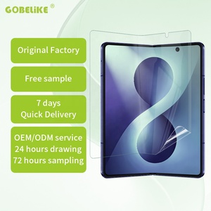 ฟิล์มกันรอยแบบยืดหยุ่น TPU ติดง่าย พับได้  แบบด้าน HD ใส สำหรับ Samsung Z Fold 8 5 6 7 <span class=keywords><strong>Galaxy</strong></span> Z Flip Series - Product Image 4