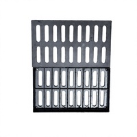 Grille de drainage en fonte ductile EN124 C250 pour couvercle de drain de zone de stationnement, fabricant d'usine