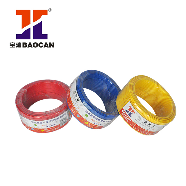 Wholesale 1mm 1.5mm 2.5mm 4mm 6mm 10mm 300/500V Multi Core Copper Electric Wires Cables Electrical  Single Core Copper Wire