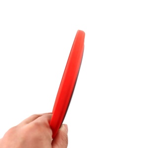 Échantillon gratuit : Bol et assiette pliables en polyester légers et compacts pour le camping, plat à riz rond en polyester + base en PA, silicone - Product Image 5