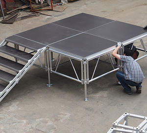 Escenario de Aluminio de Fábrica de 4x4 pies y 4x8 pies con Plataforma para Diseño de Escenarios de Conciertos al Aire Libre - Product Image 6